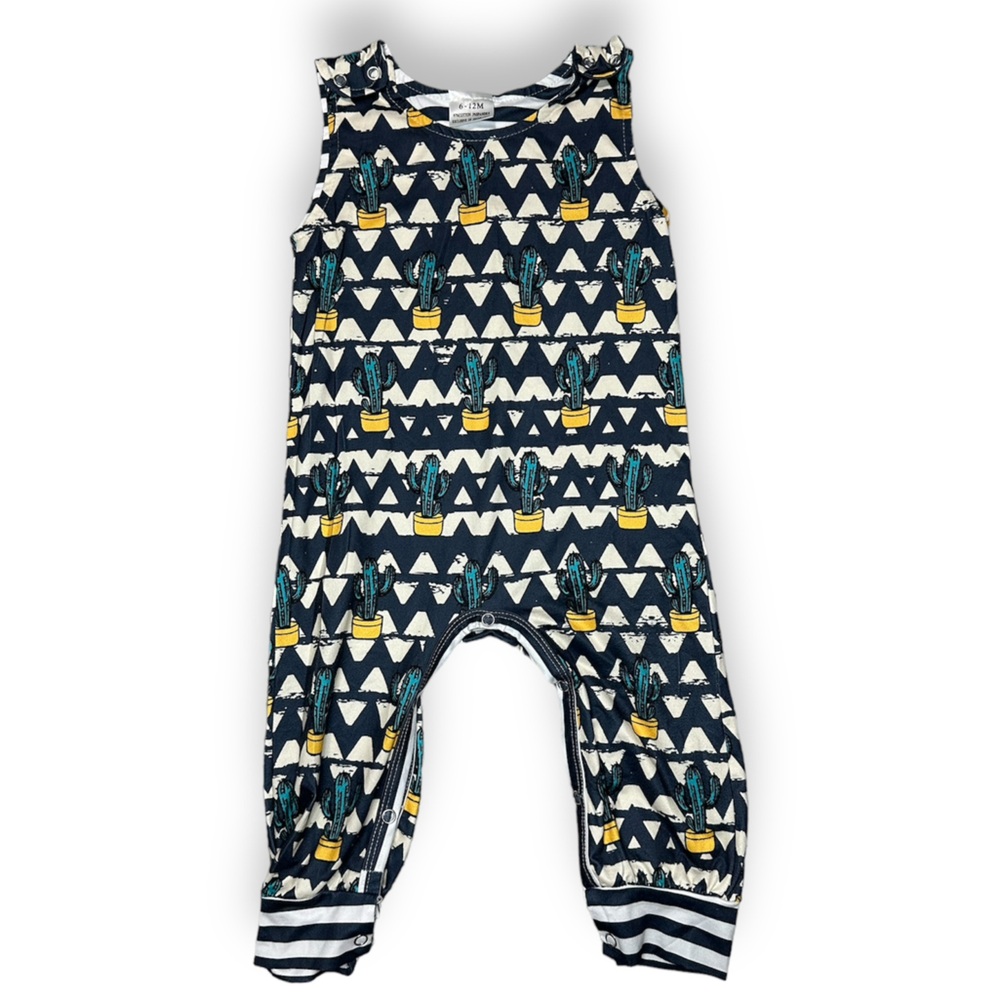 Cactus Tank Jumpsuit Onesie 6-12M